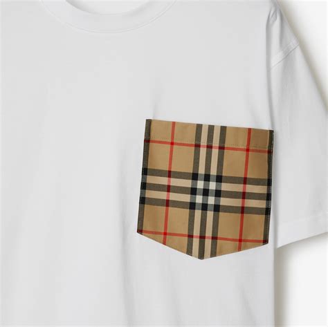 Check Pocket Cotton T